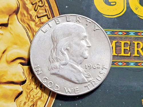 1962-D Franklin Silver Half Dollar 50C