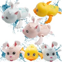 Kids Wind-Up Animal Bath Toys Set, Bathtime,Safe & Durable Baby Bathing(3 Pcs)