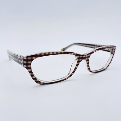 DOLCE & GABBANA Brille KARIERT BRAUN RECHTECKIG Brillengestell MOD 1216 1882