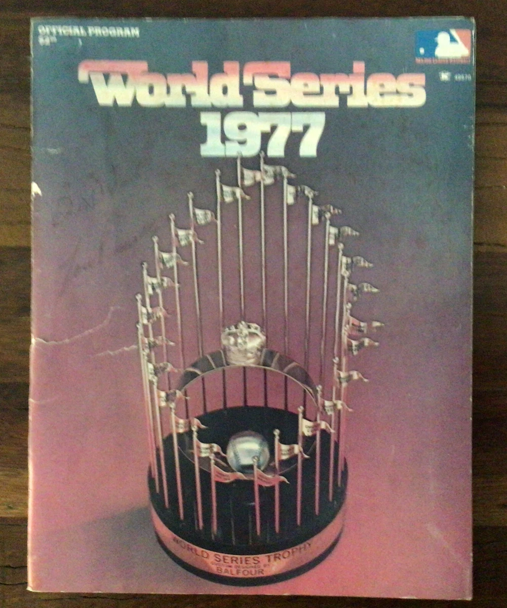 New York Yankees 1977 Vintage MLB Programs for sale | eBay