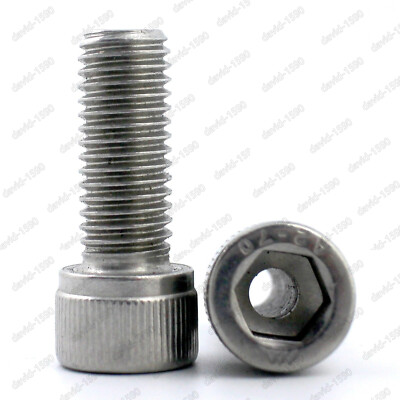 #ad M6 M8 M10 M12 M14 Stainless Steel Allen Hex Socket Head Cap Hollow Screws Bolt $105.32