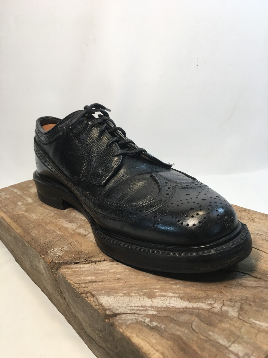 Vintage Florsheim Size 11D.  75675 Kenmoor Longwing Black Leather Florsheim | Shoes | Vintage Florsheim Size 1d 75675 Kenmoor  main image 3