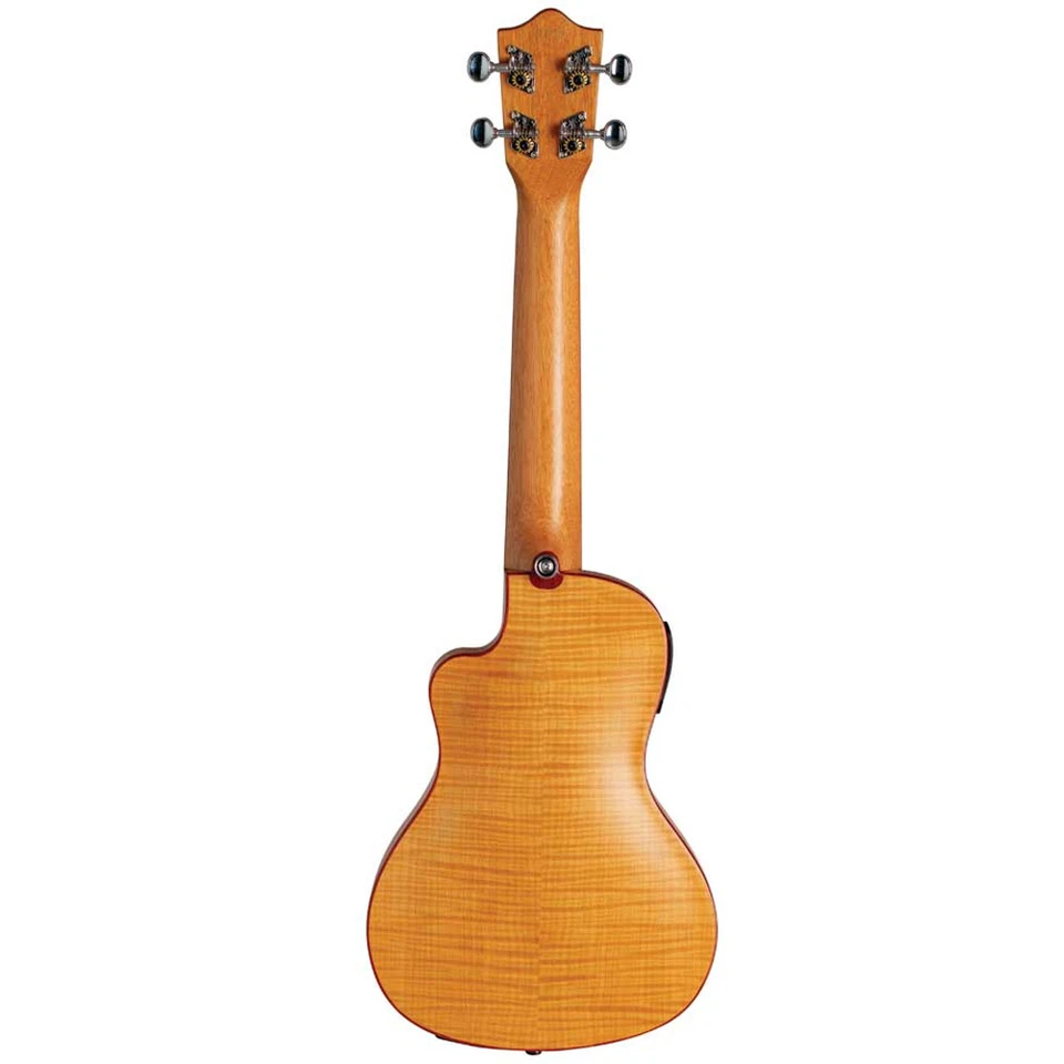 Концертная акустическая электрическая укулеле Lanikai FM-CETC Flame Maple тонкая линия с сумкой - Изображение 2 из 4
