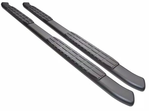 Ionic 4" Curved Black Nerf Bar Steps Fit 2018-2024 Jeep Wrangler JL 4 Door