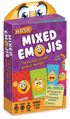 Hoyle Mixed Emoji's Playing Cards Games Brand New