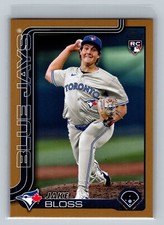 2025 Topps Series 1 Baseball Gold Parallel #/2025  - #63 Jake Bloss RC