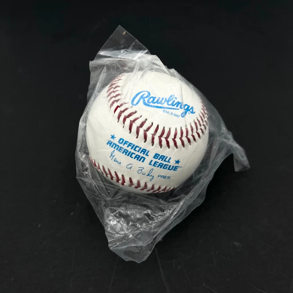 Chicago White Sox Oficial MLB Béisbol Gene A. Budig Rawlings Nuevo de Lote Antiguo en Bolsa Foto 4 de 4