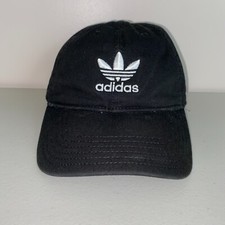 Adidas Trefoil Adjustable Strapback Hat Cap Black