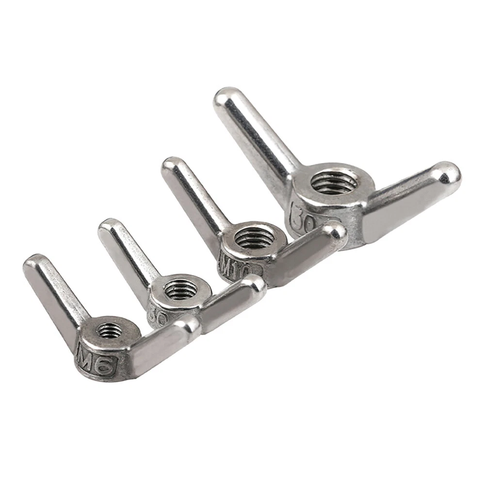 Dadi Ad Ala Acciaio Dadi Ad Ala In Acciaio Inox 304 A2 - Misure M6 - Foto 11