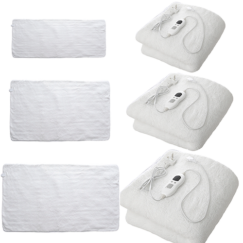 Electric Blanket Double King Heated Bed Under Blanket Sherpa Fleece 3 Heat Setti - Picture 2 of 19