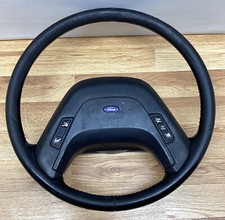 1989-1994 Ford Ranger Explorer Steering Wheel Black Cruise Control Assembly Oem