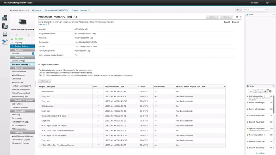 IBM Power E850C 4U Server 8408-44E 4x 10C Power8 1024GB RAM 8x 2.5" +4x 1.8" Bay - Image 3 of 4