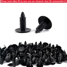 7MM 50Pcs Bumper Clips Auto Car Hole Fastener Fender Push Pin Plastic Rivets