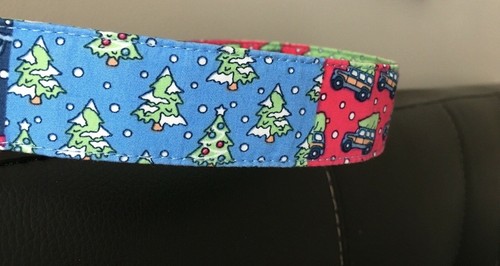 VINEYARD VINES HOLIDAY PATCHWORK BELT-SANTA HATS-SNOWMEN-WHALES W/ HATS-SIZE M - Picture 4 of 5