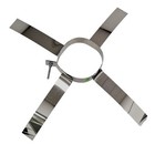 Conduit Doublure Haut Support Cheminée Soutien Pince Poêle Tuyau Central Clip