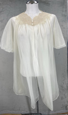 Vintage Van Roalte Sheer Peignoir Robe Womens Size Petite USA