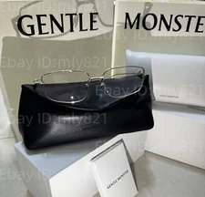 GentleMonster Sunglasses BOLD -  Atomic 02 Silver Frame Clear Lenses