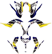 Fits Yamaha Raptor 700R Graphics Kit 2013 TO 2024 decal KIT stickers