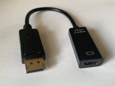 DuraCord DisplayPort to HDMI 4K DP Adapter Converter for Laptop PC Monitor TV