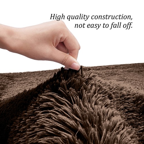 Large Shaggy Rugs Anti Slip Soft Fluffy Rug Living Room Thick Carpet Bedroom Mat - Picture 52 of 87