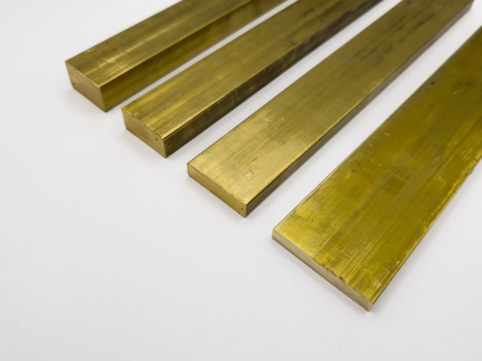 Messing Stange Ms58 Flachzeug Profil Flachmaterial Flach Profil Flachstange - Image 1 of 1