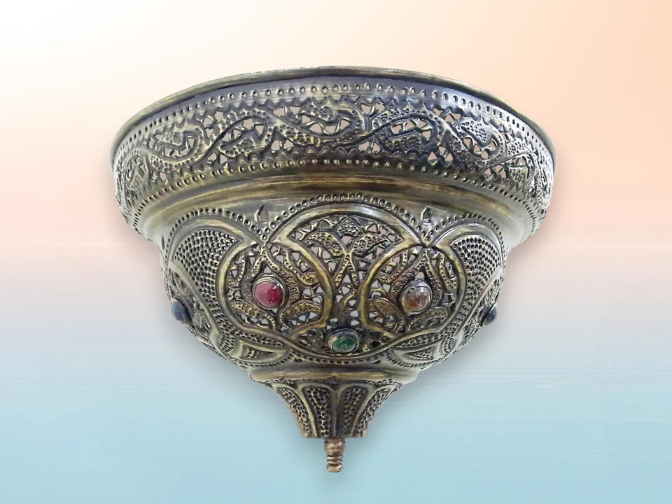 Arandela de parede BR283 qualidade museu latão – uma obra-prima de metalurgia artesanal - Imagem 2 de 4