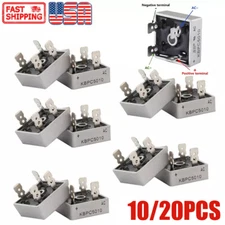 10/20pc 1000V 50A Metal Case Single Phase Diode Bridge Rectifier KBPC5010