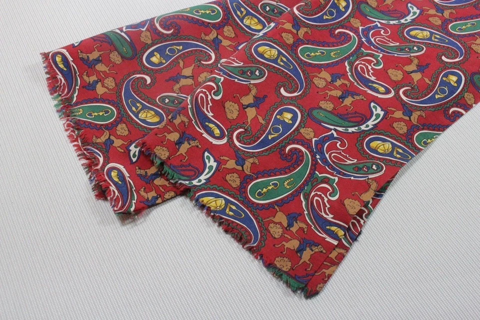 Pañuelo de seda para hombre 53"x13" hecho en Italia Foto 3 de 4