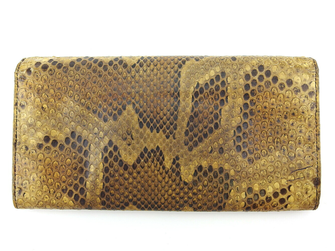 Prada Wallet Python Beige Python Leather Authenti… - image 2