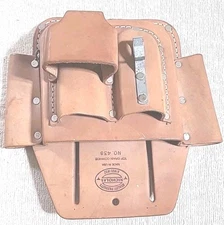 Mcguire Nicholas Tool Pouch Top Grain Cowhide Leather No 438.