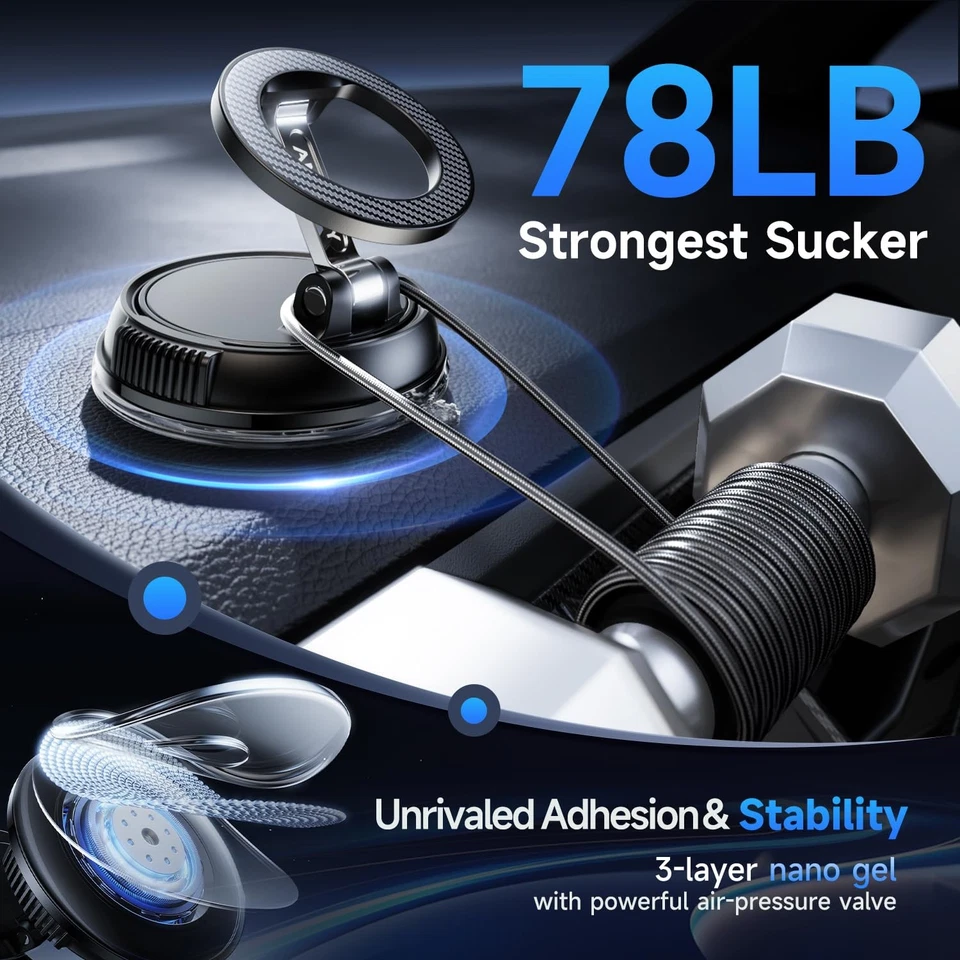 Holder for MagSafe 360° Adjustable Mount | 2400gf Strong Magnet - Image 3 of 4