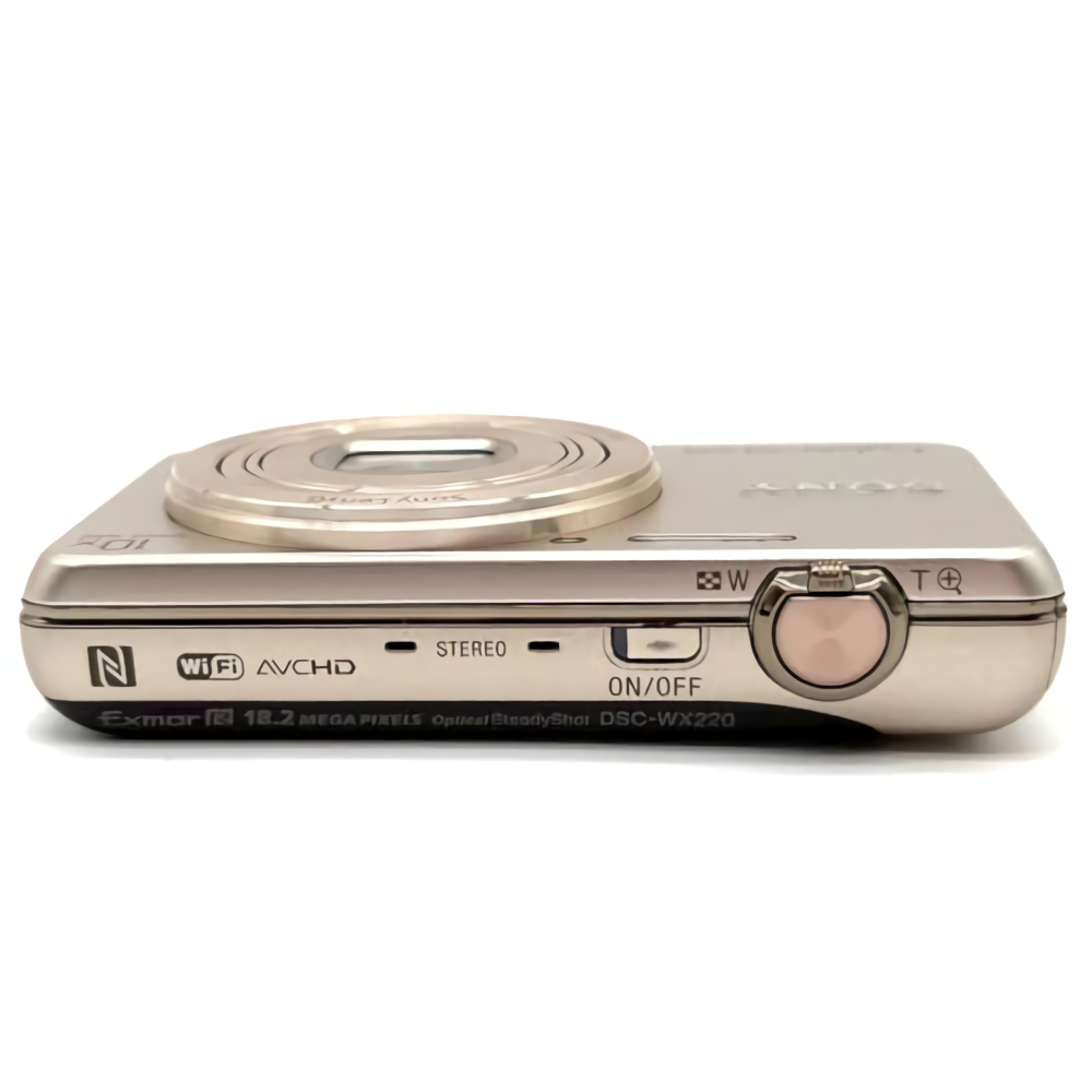 SONY Cyber-shot DSC-WX220 Gold 18.2MP Compact Digital Camera From