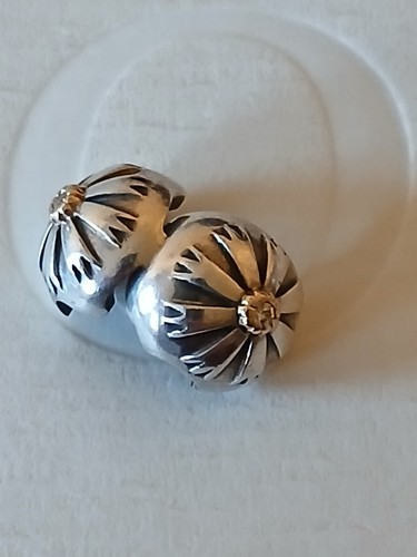 Original Pandora Element, Clip, Bicolor, mit 585er Gold, retired - Bild 2 von 4