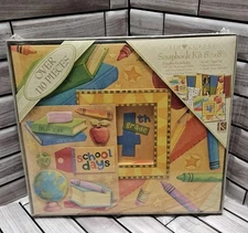 K & Company Tim Coffey 8.5 X 8.5 School Days Scrapbook Album Kit New In PKG