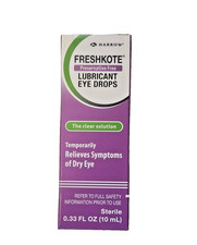 Freshkote Preservative-Free Lubricant Eye Drops Dry Eyes, 0.33 Oz. - Exp 05/2027