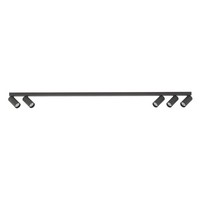 Deckenstrahler Wohnzimmer Umbra Grau Aluminium 130 Cm GU10 Deckenlampe Flexibel