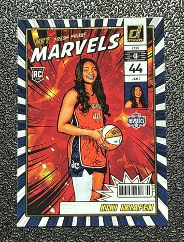 Kiki Iriafen (RC) *Net Marvels •Press Proof* 2025 Panini Donruss WNBA #16