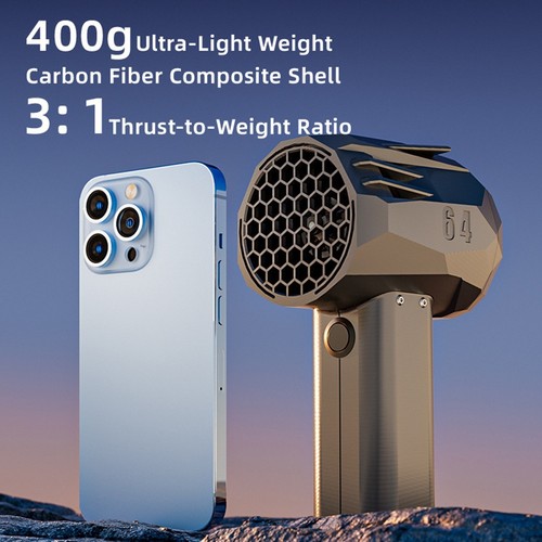 Sleek Carbon Fiber Design Handheld Blower with Excellent Performance Stats - Picture 8 of 8