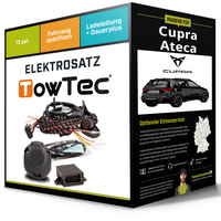 Elektrosatz 13-Pol Spezifisch für Cupra Ateca 09.2018-Jetzt NEU Inkl. EBA