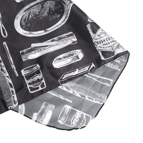 Capa impermeable para adultos corte de pelo salón peluquería tela envoltura peluquero vestido delantal - Imagen 6 de 8