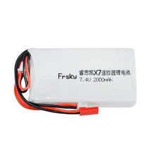 Frsky 7.4V 2000mAh 8C Li-po Rechargeable Replacement Battery for Frsky ACCST ...