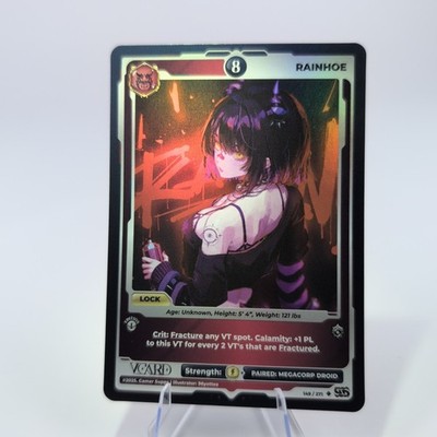Gamersupps Vcard Divine Chaos Rainhoe 1st Edition Holo Power 8 Vtuber