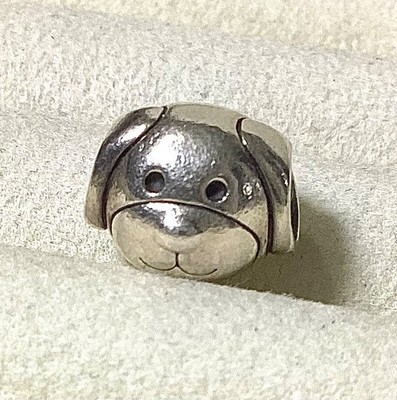 Original Pandora Devoted Dog Silber Charm Sehr guter Zustand S925 ALE Haustier Tier Geschenk Weihnachten