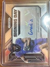 2023 Panini Prizm Draft Picks  Signing Day Emari Demercado Auto Silver