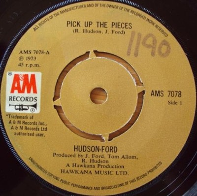 Hudson-Ford - Pick Up The Pieces (7'') (Good Plus (G+)) - 3995838100 SEV26
