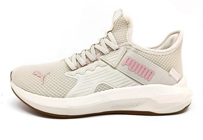 Puma Sneaker Softride Enzo 5 Slip Tech Beige Textil Mesh Halbschuh Sportschuh