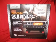 Uniden 800 MHz 300-Channel Base Mobile Scanner BC355N AC DC cords antennas