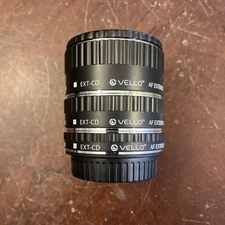 VELLO EXT-CD AF EXTENSION TUBE SET FOR CANON EOS - 13, 21, 31mm TUBES K53