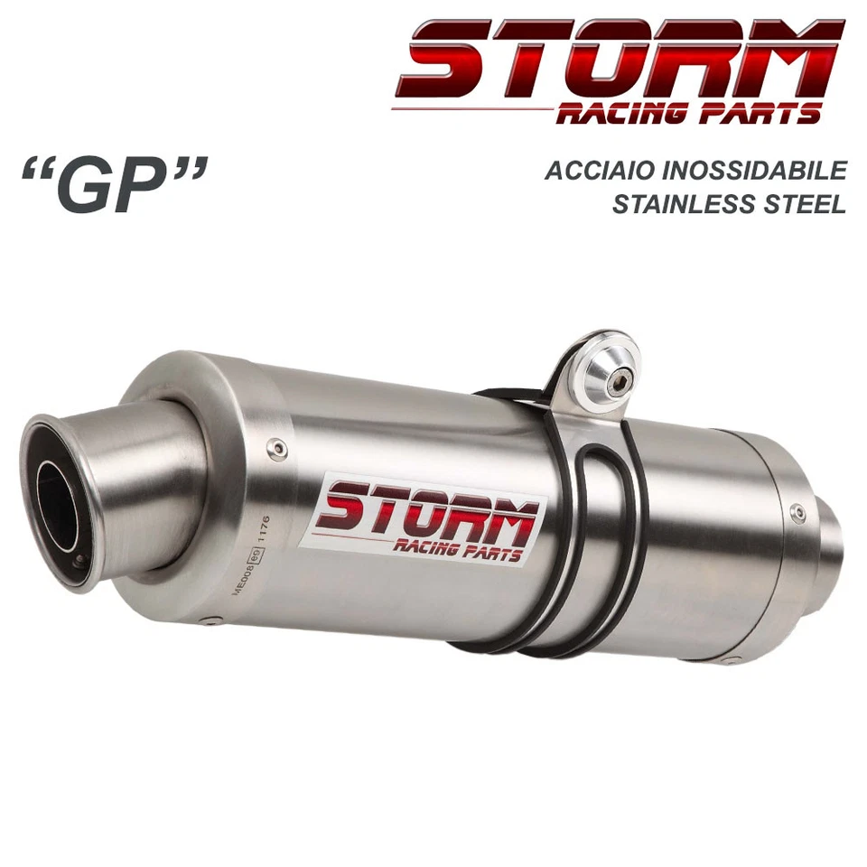 Silenciador sistema completo Storm por Mivv Gp acero completo Honda Cbr 125 R 2005 05 Foto 2 de 3