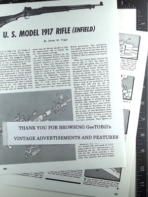U. S. Model 1917 Enfield rifle 80's disassembly feature 1918